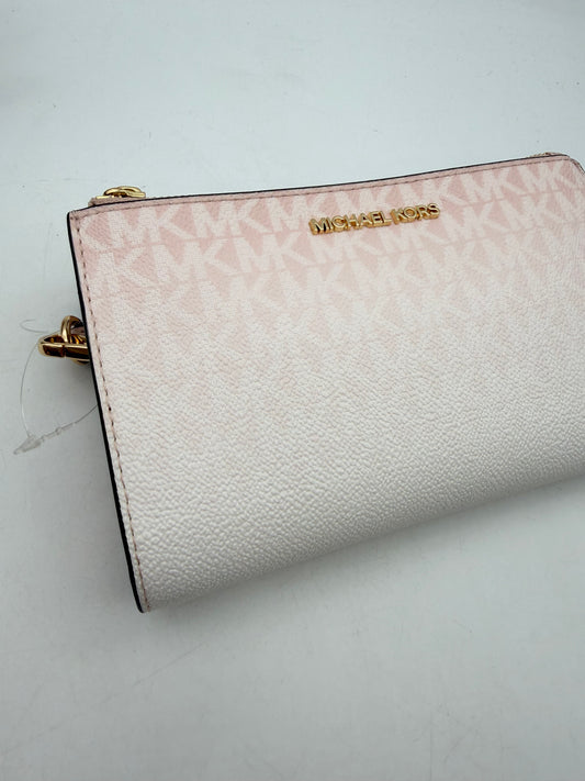 MK Wristlet amplia – doble cierre