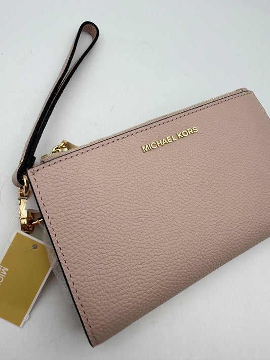 MK Wristlet amplia – doble cierre