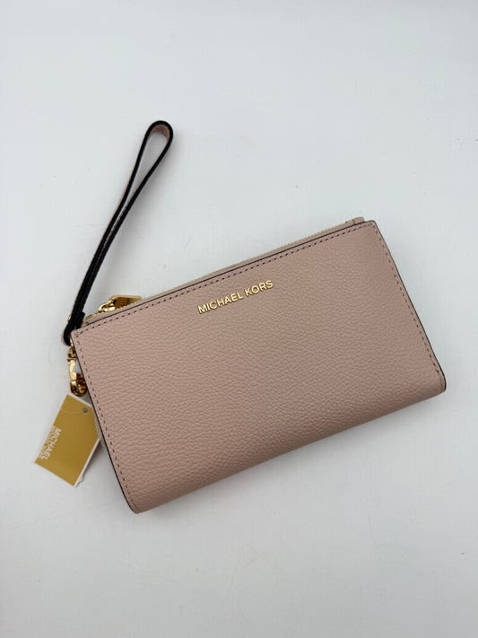MK Wristlet amplia – doble cierre